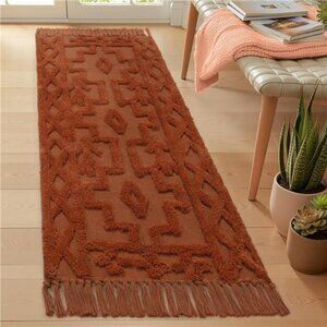 NEW Boho Cotton Runner Rugs